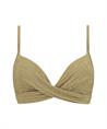 Beachlife Bikinitop Gold Glitter