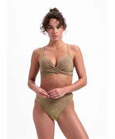 Beachlife Bikinitop Gold Glitter