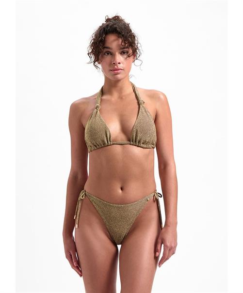 Beachlife Bikinitop Gold Glitter