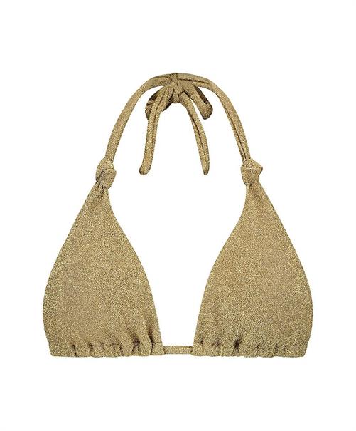Beachlife Bikinitop Gold Glitter
