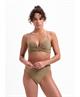 Beachlife Bikinitop Gold Glitter