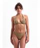 Beachlife Bikinitop Gold Glitter