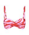 Beachlife Bikinitop Pink Zebra