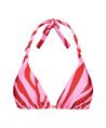 Beachlife Bikinitop Pink Zebra