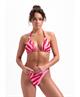 Beachlife Bikinitop Pink Zebra