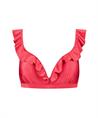 Beachlife Bikinitop Red Shine