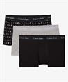 Calvin Klein Shorts Low Rise 3-Pack Zwart/Grijs