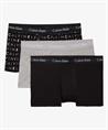 Calvin Klein Shorts Low Rise 3-Pack Zwart/Grijs