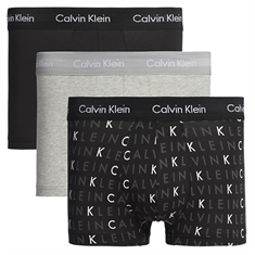 Calvin Klein Shorts Low Rise 3-Pack Zwart/Grijs