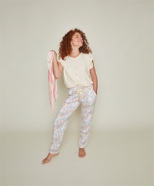 Charlie Choe Pyjamabroek Bloemenprint