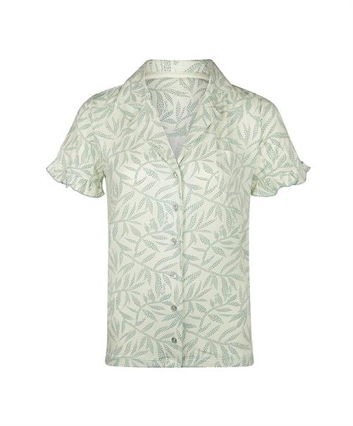 Charlie Choe Pyjamashirt Retro Ruffle