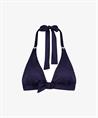 Cyell Triangel Bikinitop Satin Navy