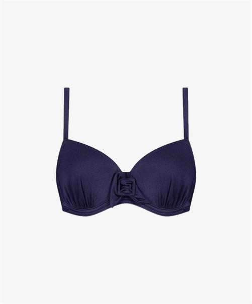 Cyell Voorgevormde Bikinitop Satin Navy