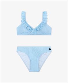 Indian Blue Jeans Bikini Ruffle Stripe