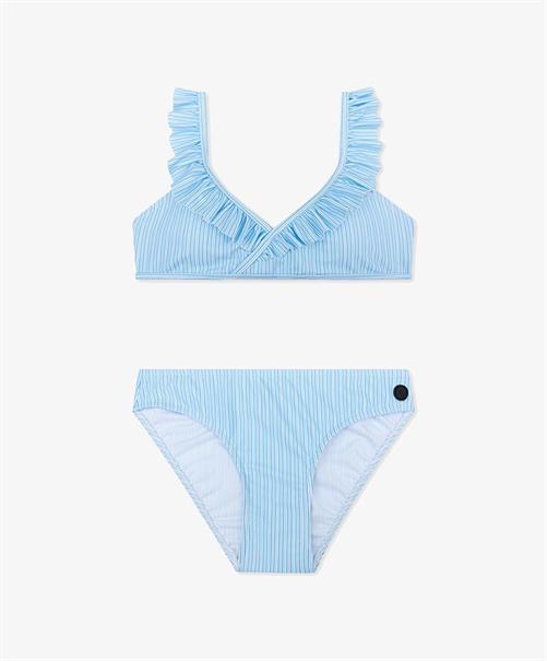 Indian Blue Jeans Bikini Ruffle Stripe