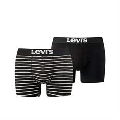 Levi's Shorts Vintage Stripe 2-Pack Zwart