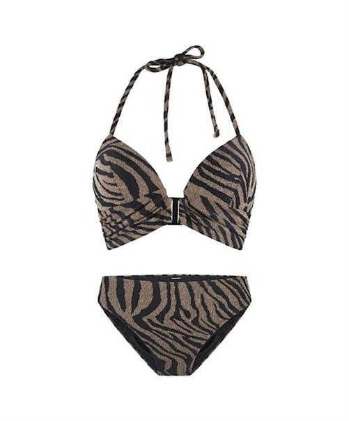 LingaDore Bikini Glittering Zebra