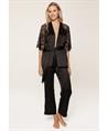 LingaDore Kimono Set Black Boudoir