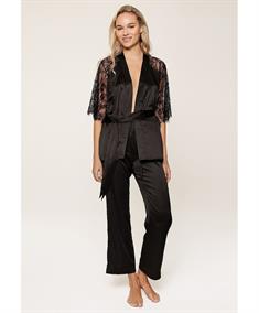 LingaDore Kimono Set Black Boudoir