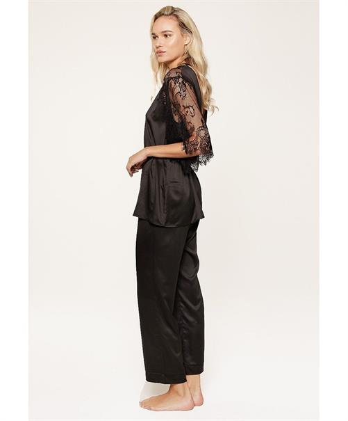 LingaDore Kimono Set Black Boudoir