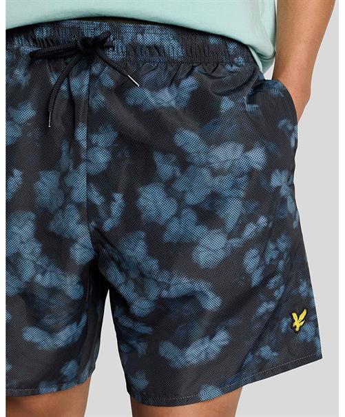 Lyle & Scott Zwemshort Floral Print