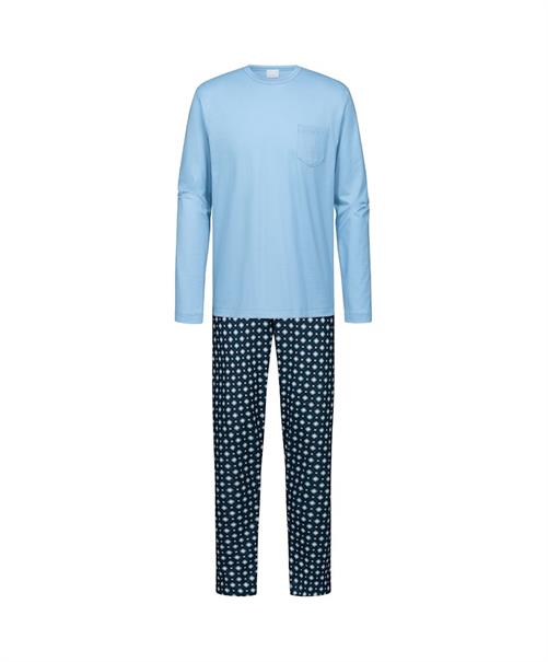 Mey Pyjama Classic Blue Tie