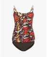 Mila Beach Strapless Tankini Bloemenprint