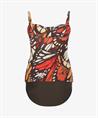 Mila Beach Strapless Tankini Bloemenprint