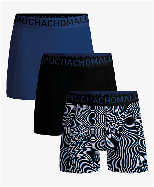 Muchachomalo Boxershort Microfiber Lines 3-Pack