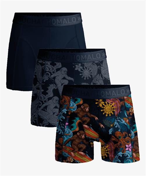 Muchachomalo Boys Boxershort Surf Monkey 3-Pack