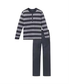 Schiesser Pyjama Set Lang Ebony