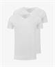 Slater T-shirt Basic V-hals 2-Pack