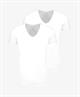 Slater T-shirt Tencel V-hals 2-Pack