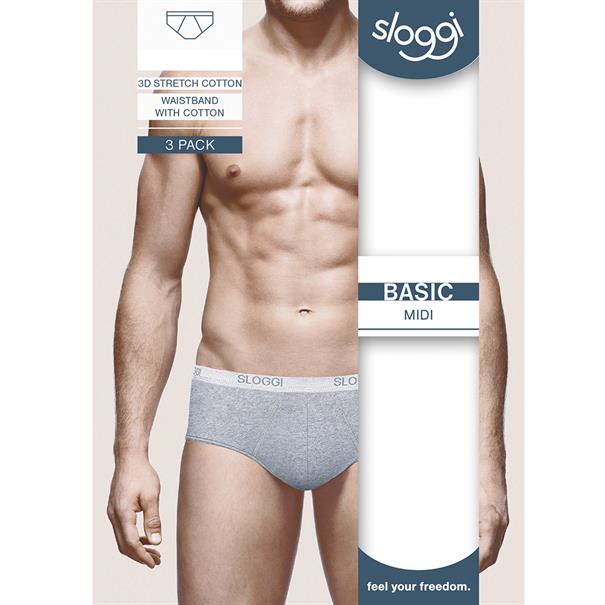 Sloggi Slip Midi Basic 2-Pack