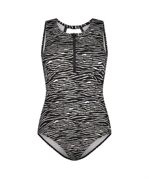 ten Cate Chloorbestendig Badpak Zebra Stripe